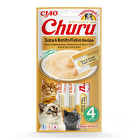 INABA Churu Tonhal és bonitópehely püré