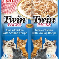 Inaba Cat Ciao Twin Packs - tonhal, csirke, fésűkagyló