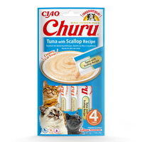 Inaba Cat Churu Tonhal Fésűkagylóval Püré
