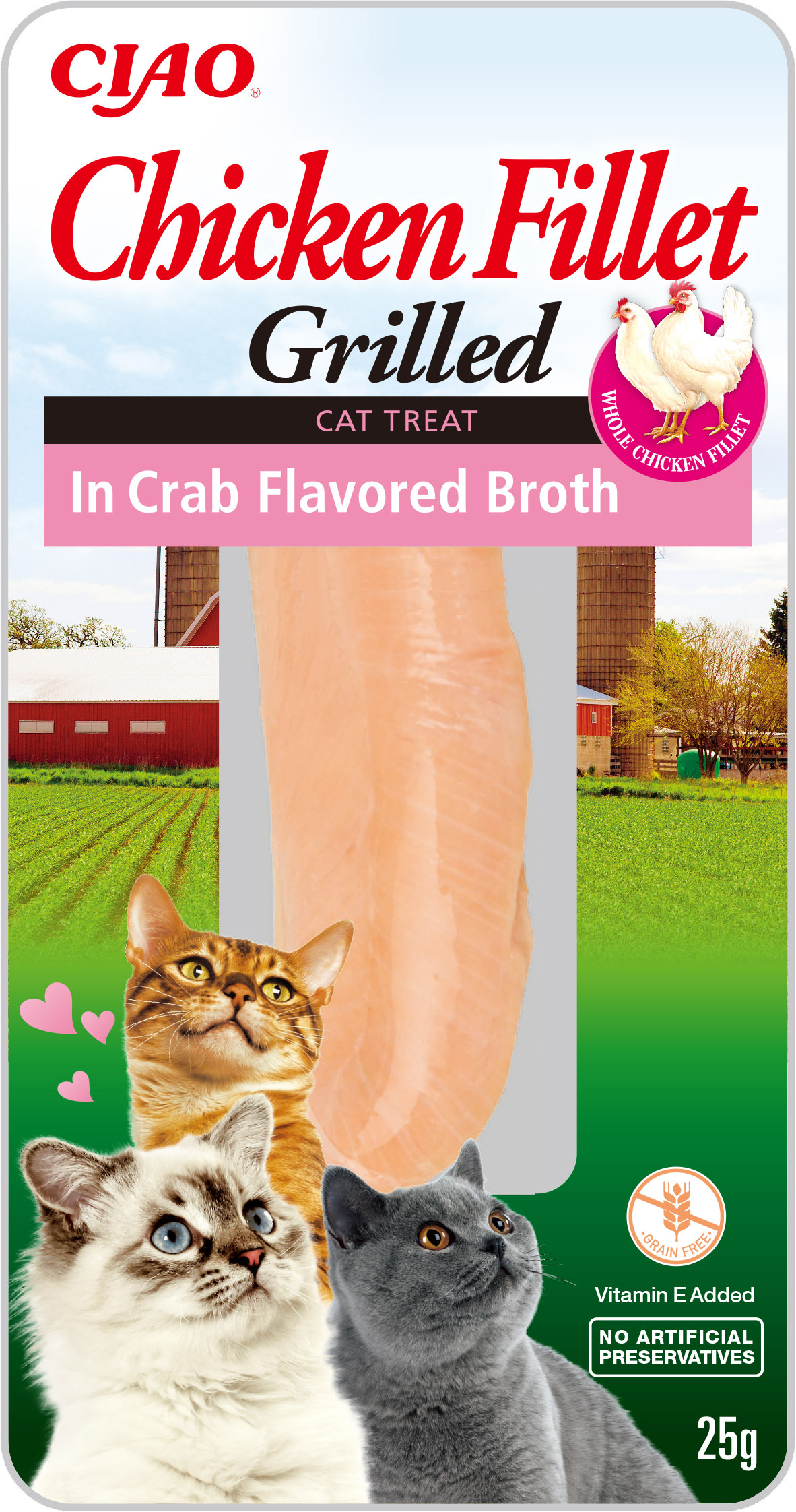 Inaba Cat Grillezett Csirke Filé - rákos húslevesben