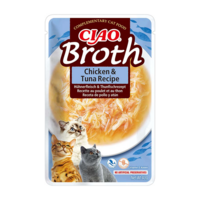 Inaba Cat Ciao Broth Csirkeleves, tonhallal