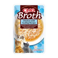 Inaba Cat Ciao Broth Csirkeleves fésűkagylóval