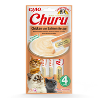 Inaba Cat Ciao Churu Csirke, lazaccal püré