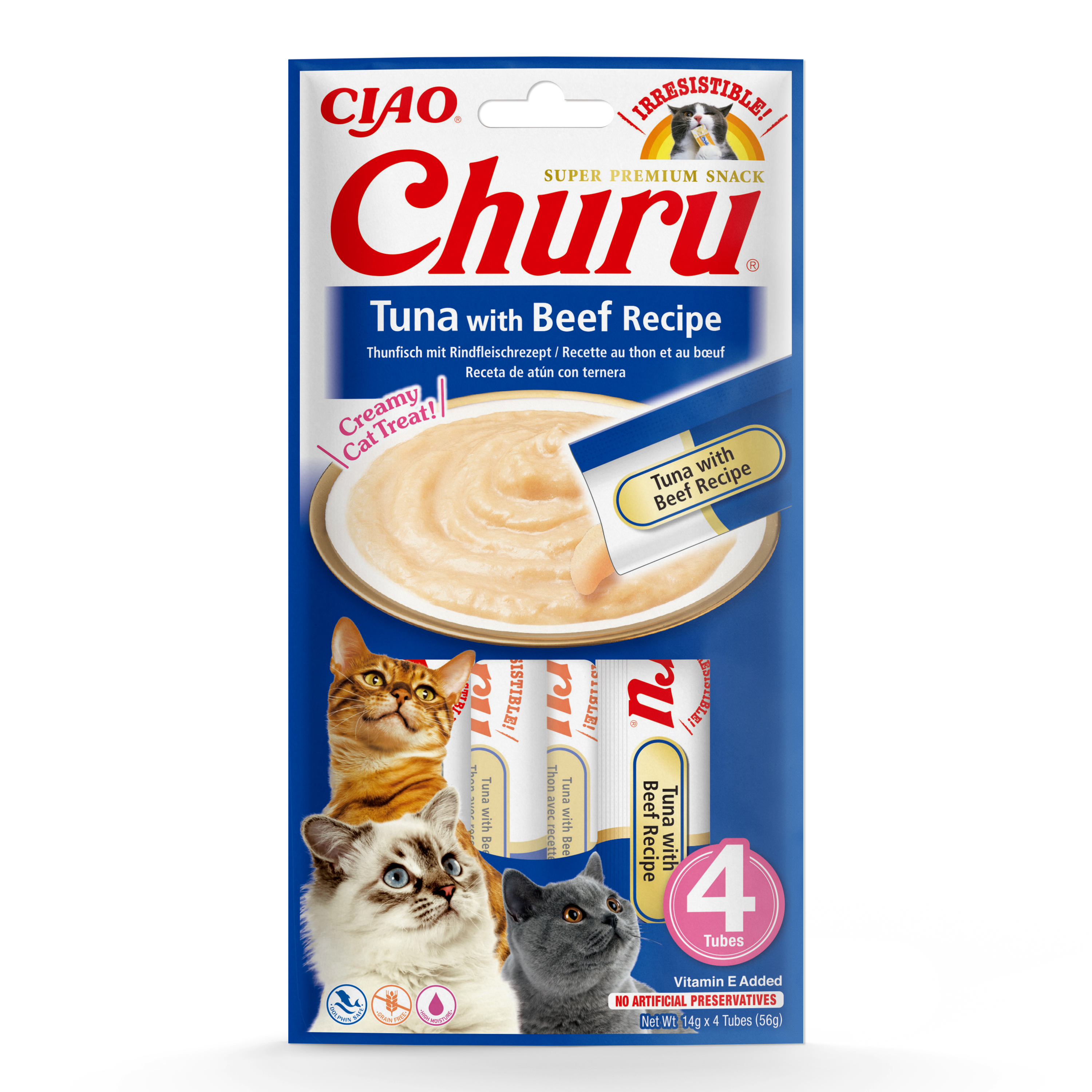 Inaba Cat Churu Tonhal Marhahússal Püré