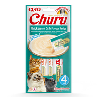 Inaba Cat Churu Csirke, rákkal püré