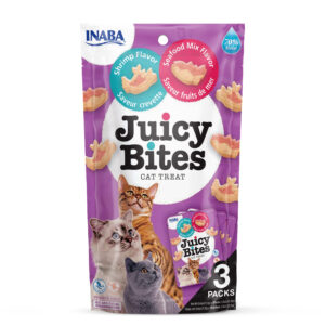 Inaba Cat Juicy Bites - garnélarák, tenger gyümölcsei