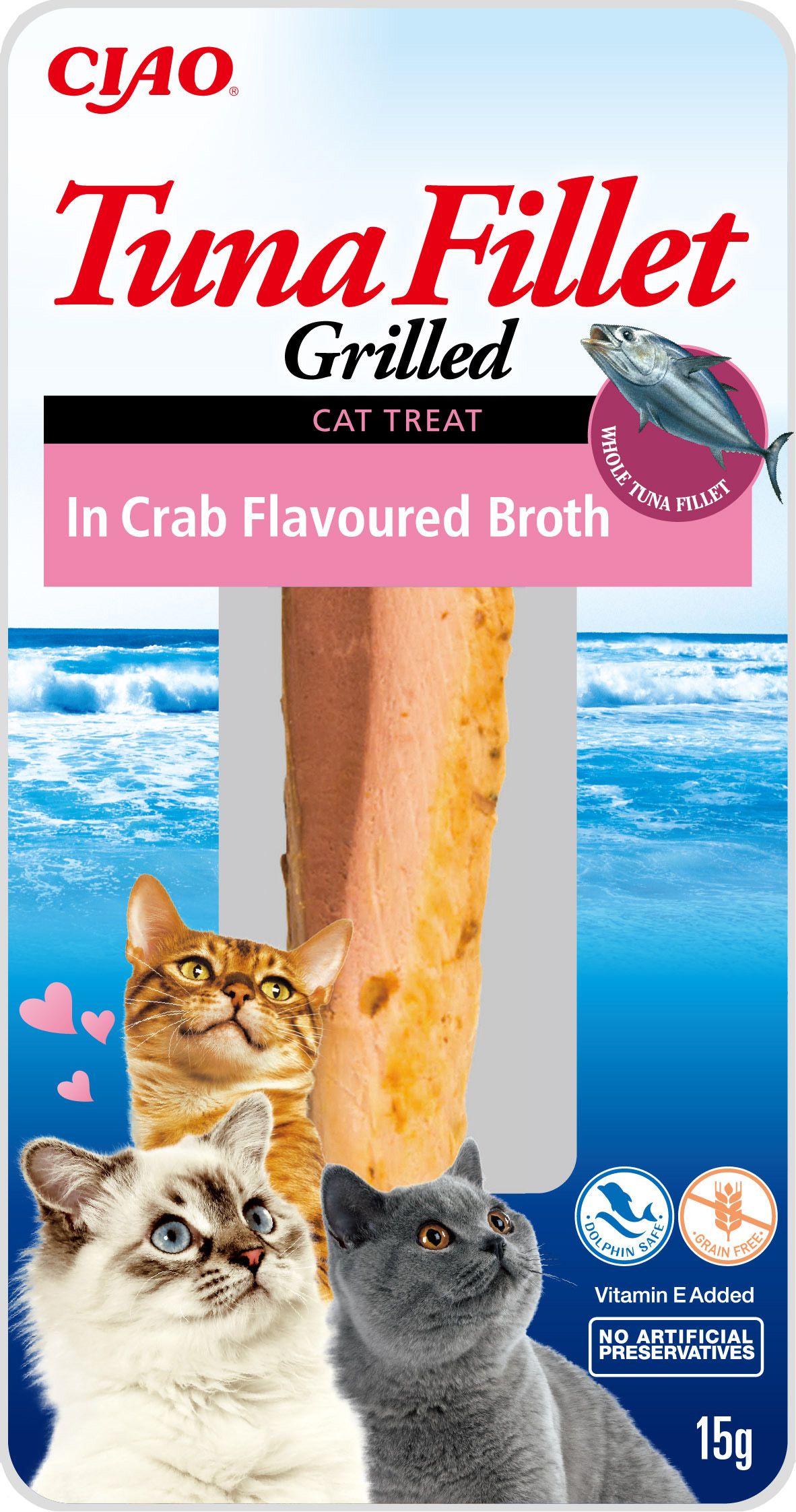 Inaba Cat Grillezett Tonhalfilé - rákkal ízesített húslevesben