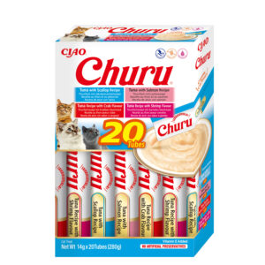 INABA Churu Variety Tonhal és tenger gyümölcsei multibox 20