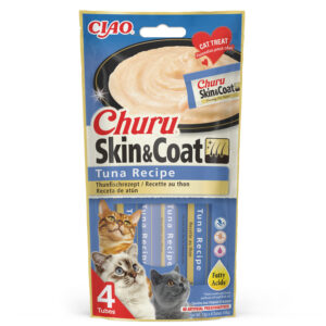 Inaba Cat Ciao Churu Skin & Coat krémes macskaeledel - tonhal